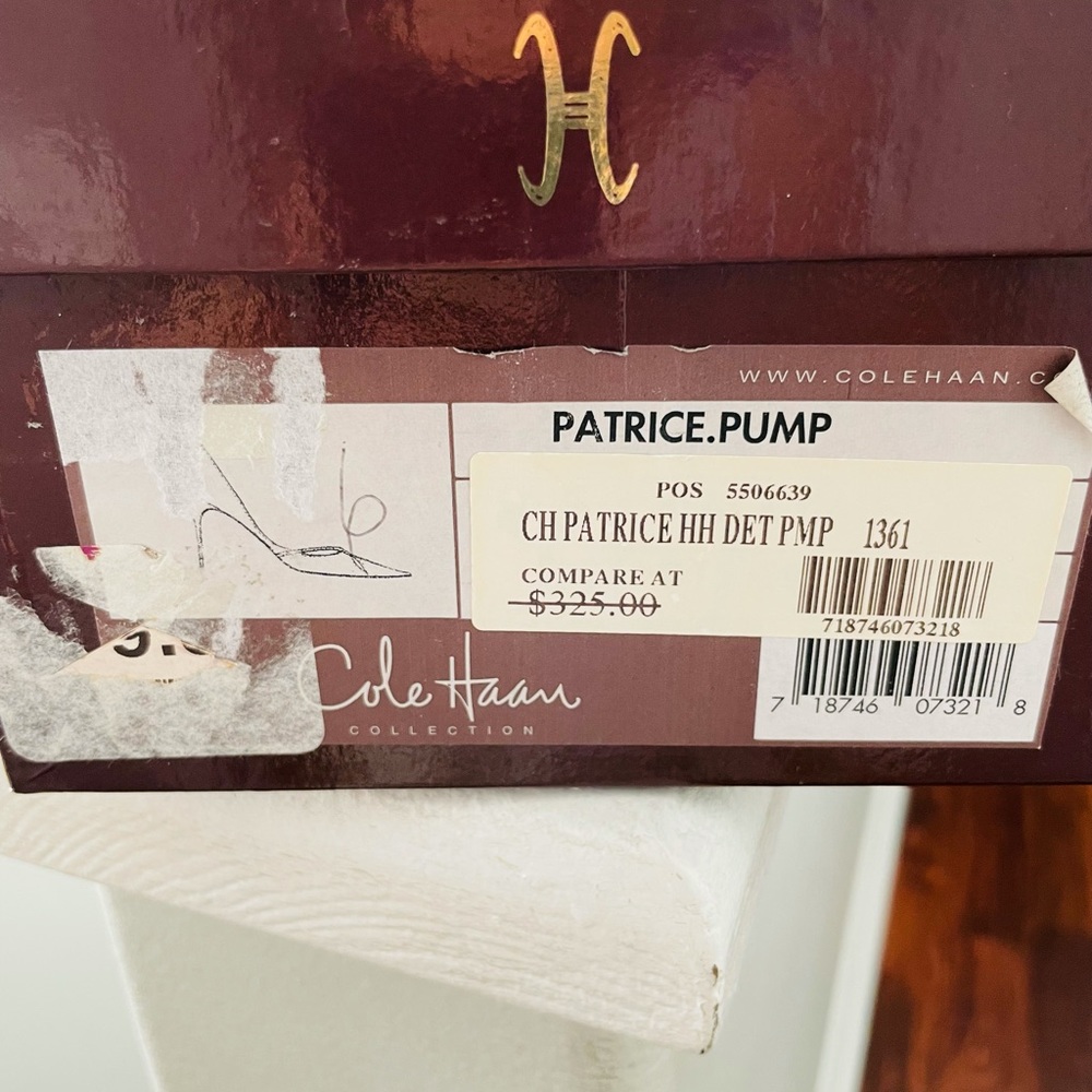 Cole Haan Brown Suede Pink Tassle Pumps - Picture 9 of 9